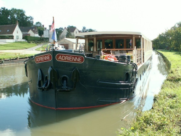 The 12-passenger Ultra Deluxe hotel barge Adrienne