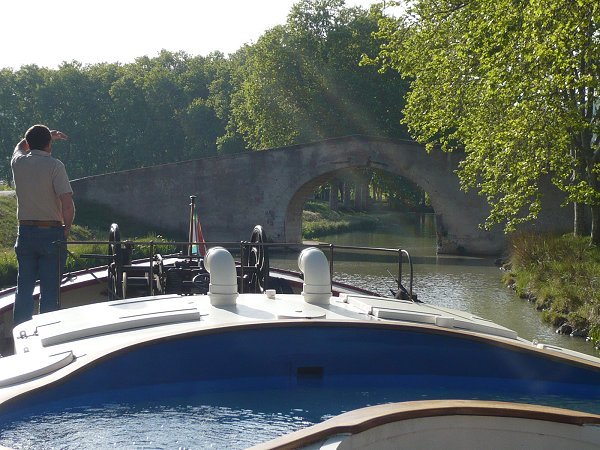 Alegria cruising on the Canal du Midi