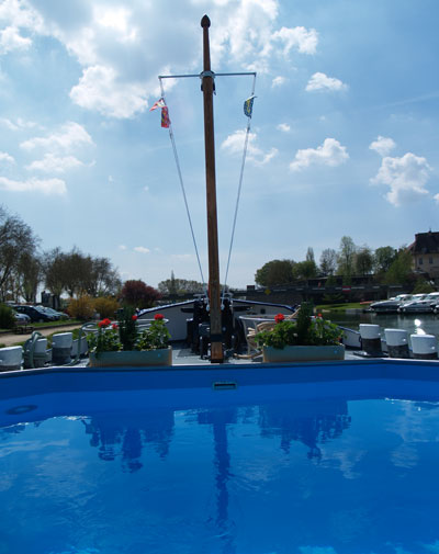 The Amaryllis' pool for a refreshing plunge in the summer afternoon.