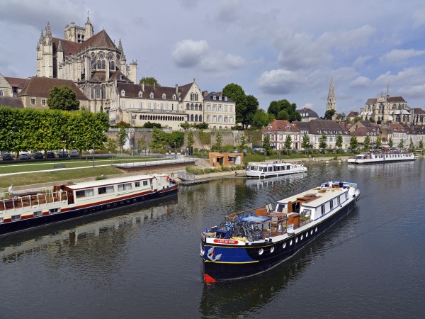 The medieval port town Auxerre is known as the
