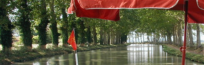 Canal du Midi, in the South of France