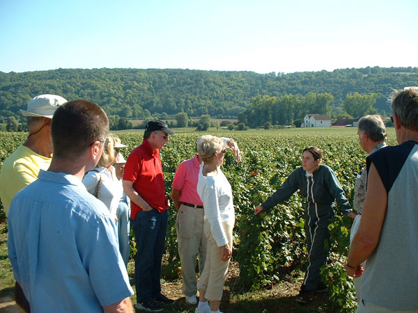 One of the week's many highlights is a visit to a small family-owned vineyard.