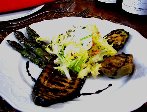 A taste of the gourmet cuisine served aboard the Saroche.