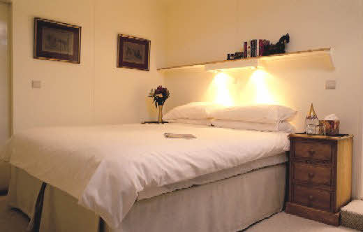 One of Meanderer's spacious cabins.