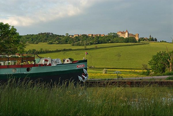 Tranquil cruising through the French countryside in Burgundy aboard the