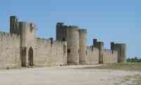 The medieval walled town of Aigues-Mortes