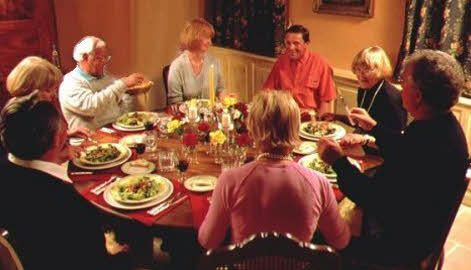 Renaissance guests enjoy a gourmet dinner aboard.