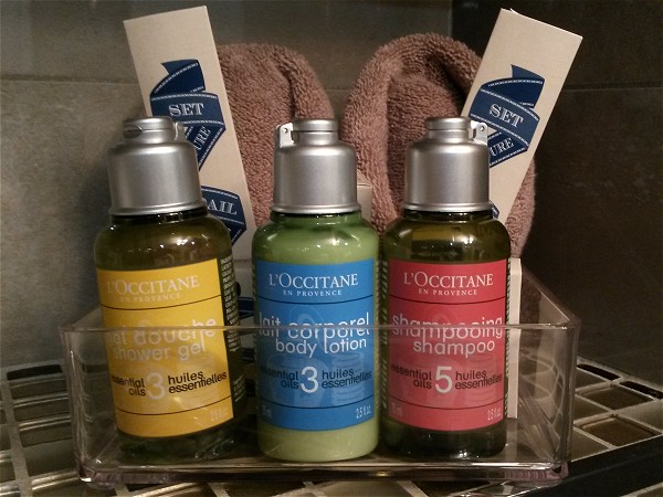 Deluxe L'Occitaine bath products are provided for your
stay aboard the Rendez-Vous.