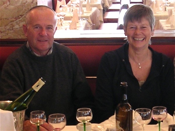 Your hosts, Alasdair and Barbara Wyllie.