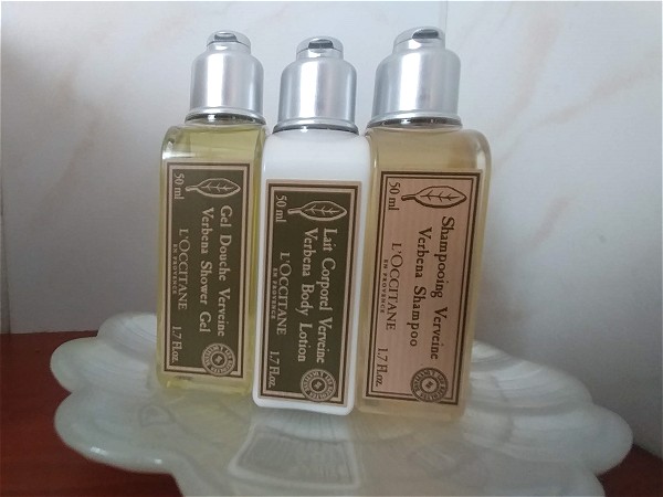 Regional L'Occitane toiletries are supplied in
each cabin