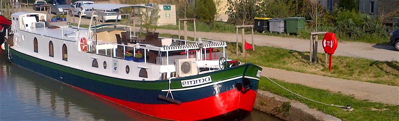 Barge Cruises In France and Europe: Photo Gallery for Barge Emma (now Black Mountain)