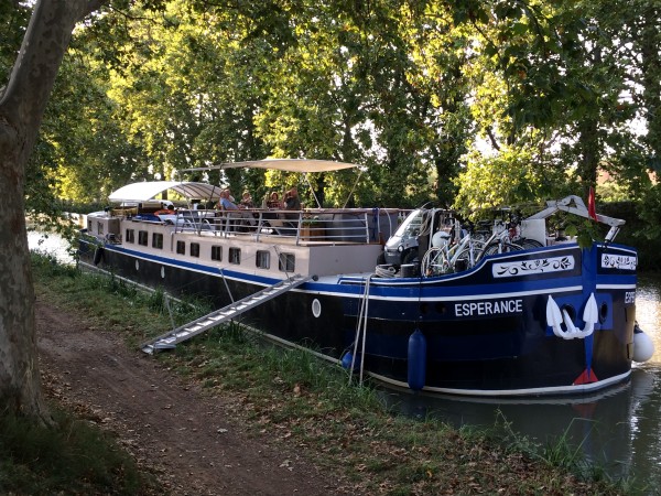 A quiet mooring along the historic canal