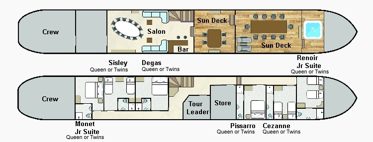 L'Impressionniste's Deck Plan