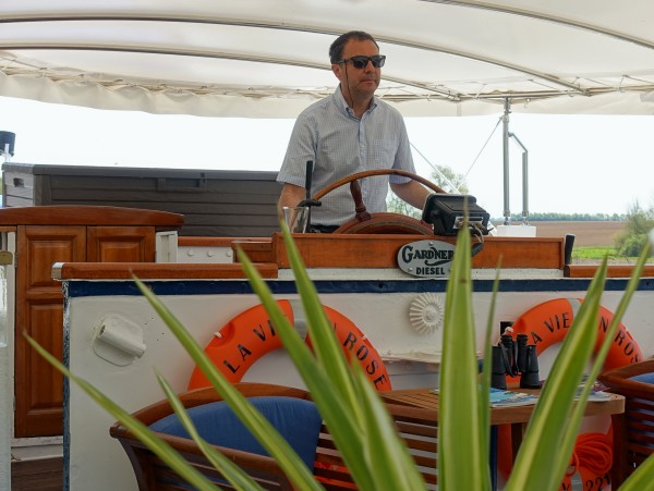 Join Captain Alex in the wheelhouse and take a
hand at the helm