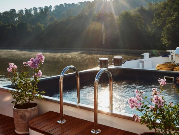 Relax and take in the views from the heated
swimming pool