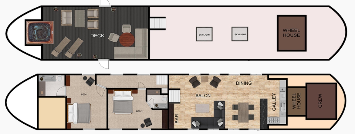 Rendez-Vous' Deck Plan