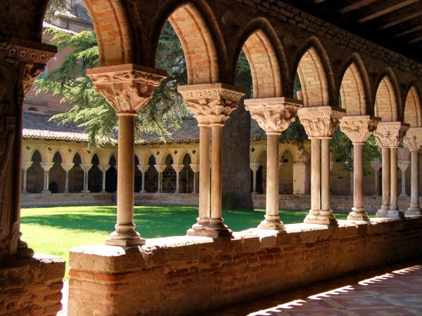 The 7th Century Moissac Abbey is one of the architectural
highlights of the region