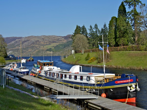 Moored in
the quiant village of Fort Agustus