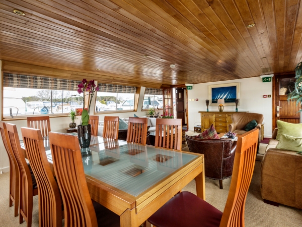 The Dining
Area
Aboard the Shannon Princess II