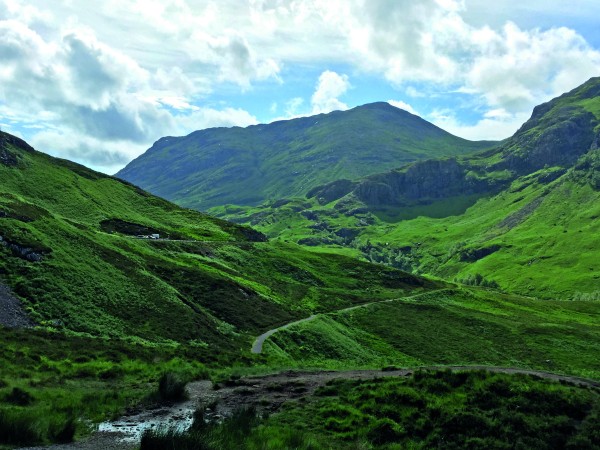 The
majestic Glencoe renowned for its geographical beauty