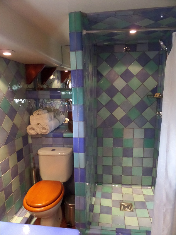 The Renoir cabin shower